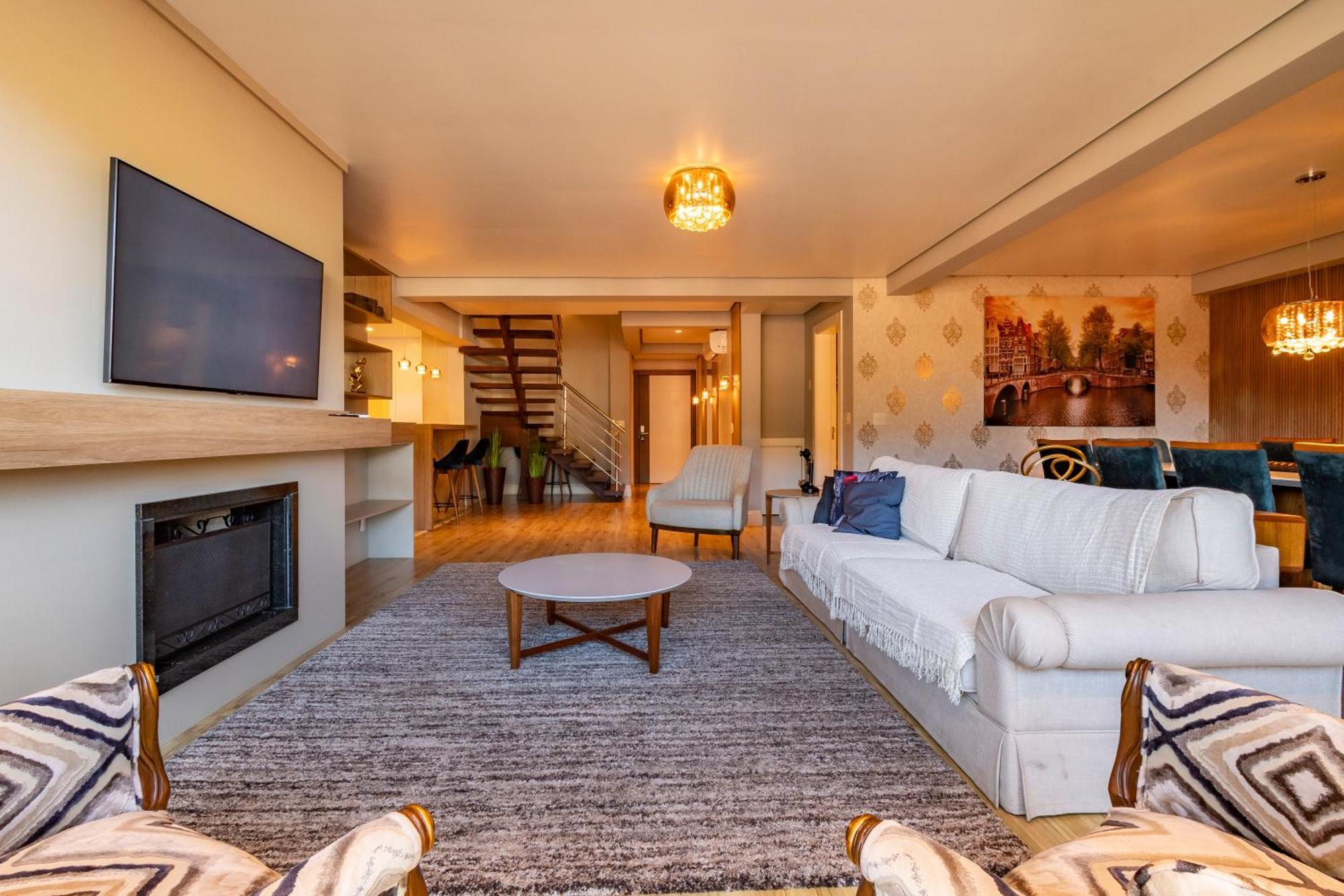 Apartament A Apenas 300 Mts Da Rua Coberta, No Exclusivo Via Florida Gramado Zewnętrze zdjęcie