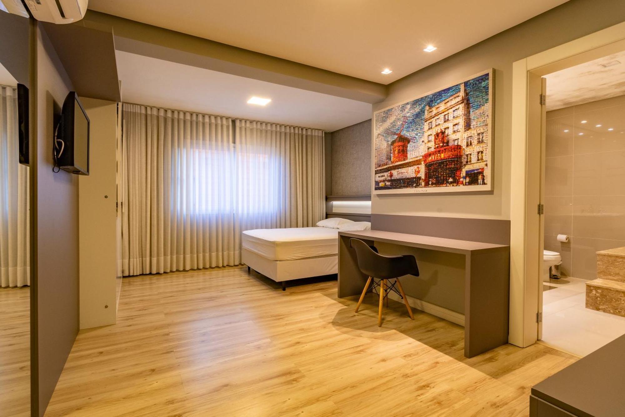 Apartament A Apenas 300 Mts Da Rua Coberta, No Exclusivo Via Florida Gramado Zewnętrze zdjęcie