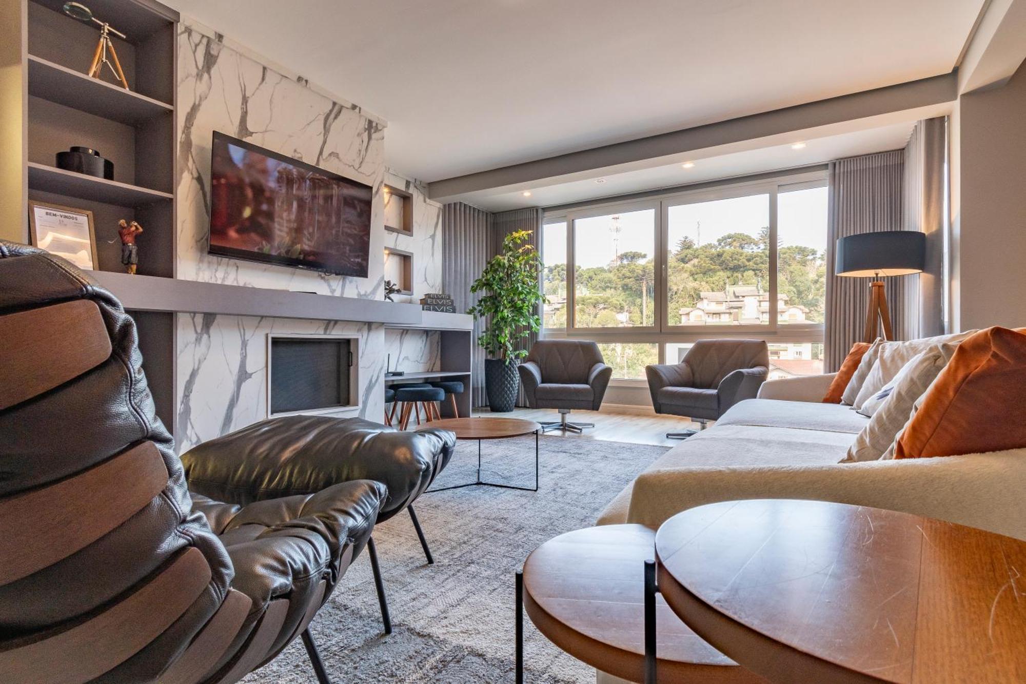 Apartament A Apenas 300 Mts Da Rua Coberta, No Exclusivo Via Florida Gramado Zewnętrze zdjęcie