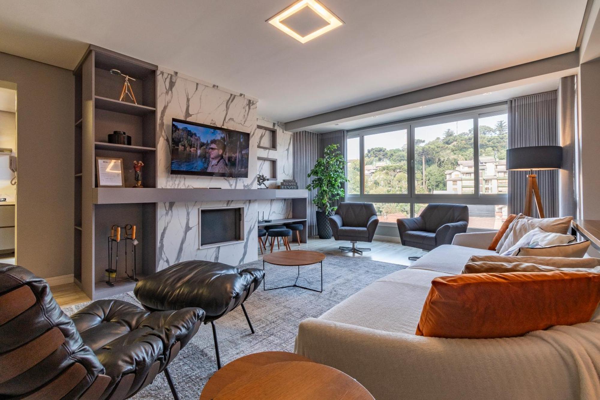 Apartament A Apenas 300 Mts Da Rua Coberta, No Exclusivo Via Florida Gramado Zewnętrze zdjęcie